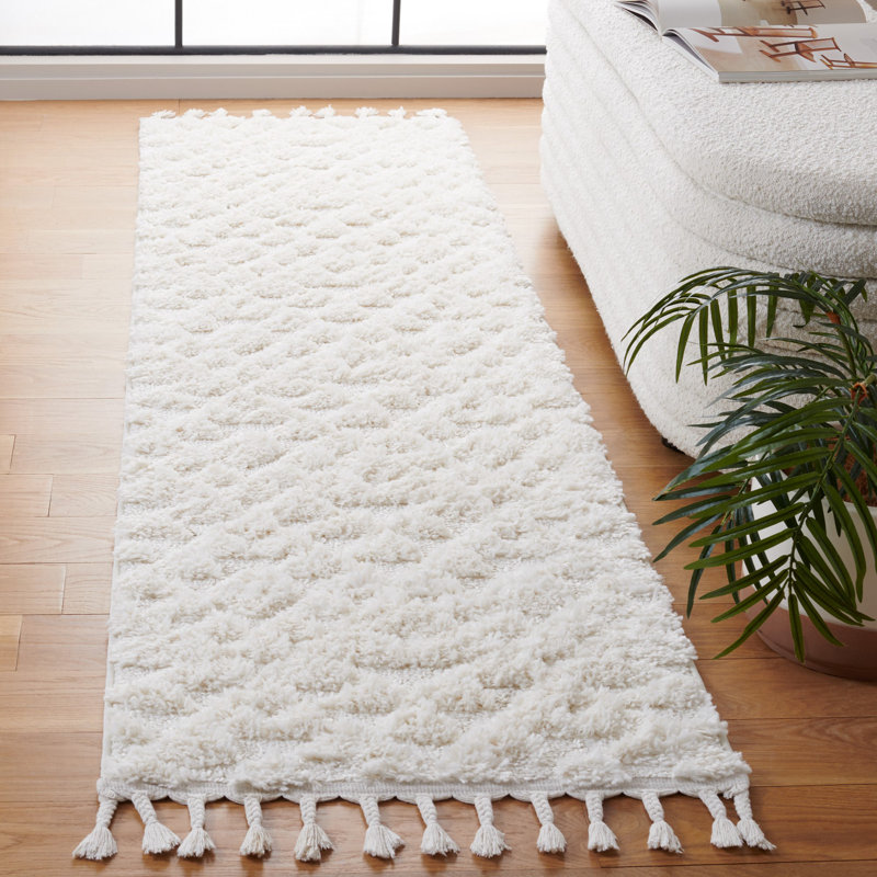 Kaitlen Tassel Shag Performance Southwestern Rug, Runner 2'3" x 8'