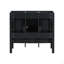 Meuble-lavabo de salle de bain 5 tiroirs 36 po sans lavabo, armoire de rangement en bois massif, meuble-lavabo autoportant avec portes à fermeture douce-834965387