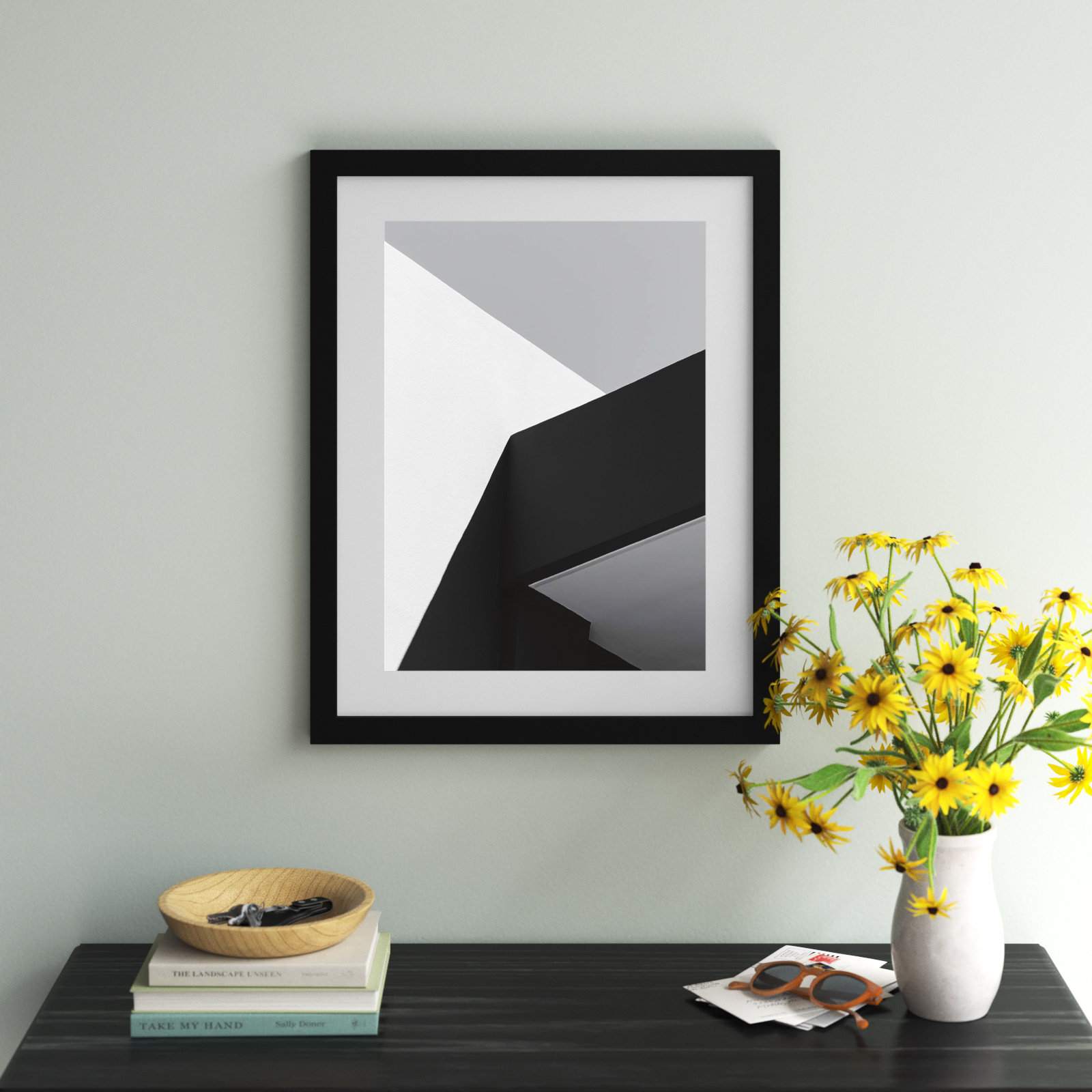 Architecture 1 Photo Print, Black Framed Paper, 19.12" H x 15.12" W x 0.88" D