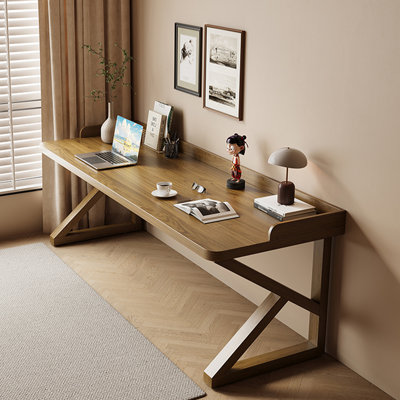 Bureau rectangulaire en bois massif