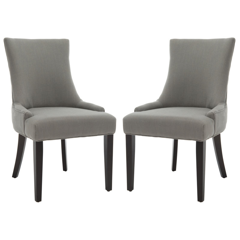 Chaise d'appoint rembourrée Capetown, Granit délavé