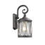 Applique murale d'extérieur noire 1 lumière Dindan Transitional H 13 po-301287178