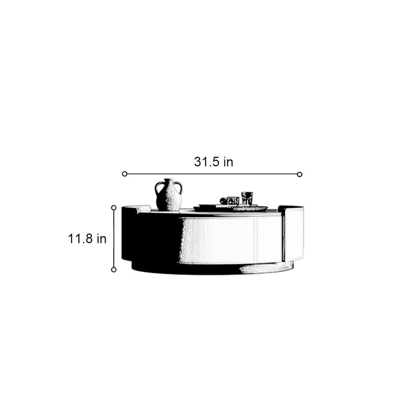 Hotwells, 11.8" H x 31.5" L x 31.5" W