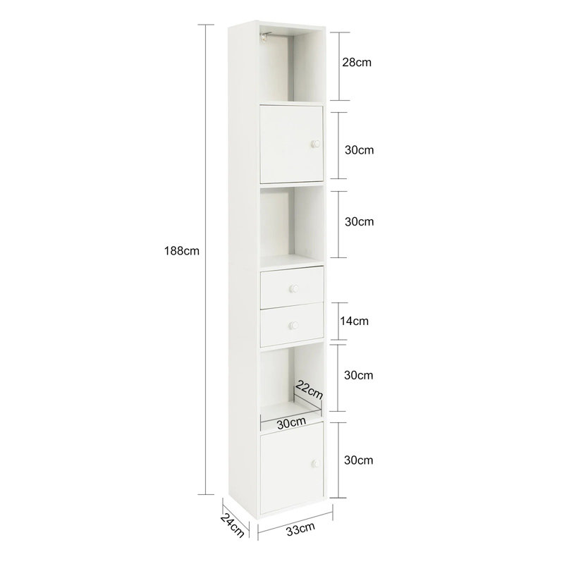 Freestanding Linen Cabinet
