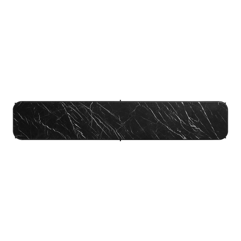 Comehither 72'' W Marble Console Table