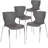 Lowell Contemporary Design Plastic Stack Chair-33980367