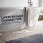 Drain linéaire de 12 po en acier inoxydable 304 pour un drainage rapide, drain de plancher pour salle de bain en nickel brossé-119465389