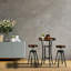 Tabouret de bar pivotant en bois massif Attayac