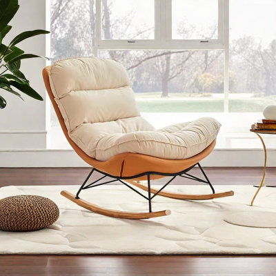 Chaise berçante moderne et confortable