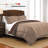Martex Solid Color Reversible Comforter and Sham Bedding Set Super Soft Brushed Fabric-18040445-18040447