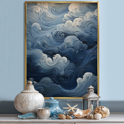 «Coastal Wave dénouant l'horizon sur toile»