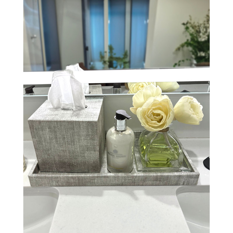 Luster Vanity Tray, Granite