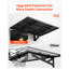 91.39 cm W Steel Wall Mounted Shelving Unit