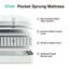 Novilla 27cm   Ortho Memory Foam Pocket Sprung Zoned Mattress-94274328