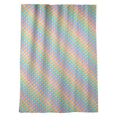 Panneau de rideau simple occultant et isolant avec passe-tringle en arc-en-ciel Kitterman