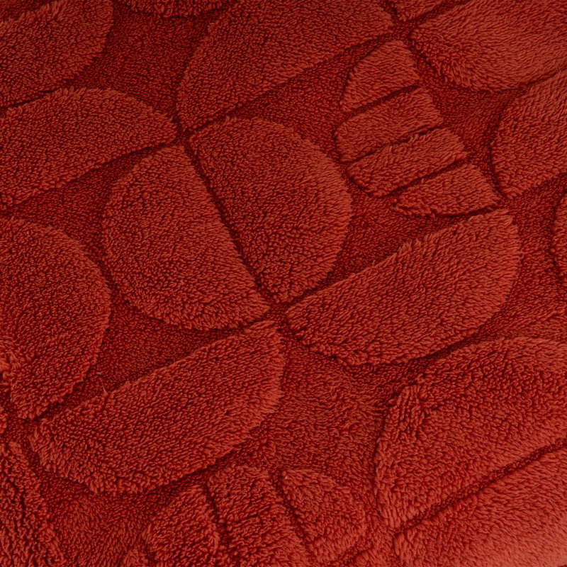 Chunky Knit Throw Blanket, Red