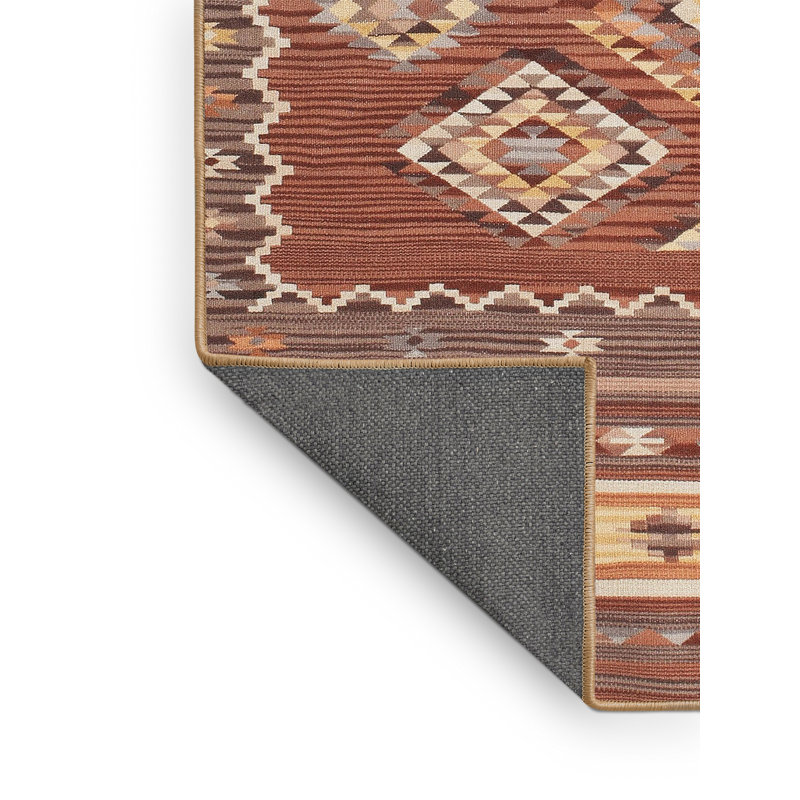 Tapis brun contemporain Lizard, Rectangle 3 pi x 5 pi