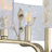 Mohni 4 Light Semi-Flush with Hammered Water Glass-1868937301