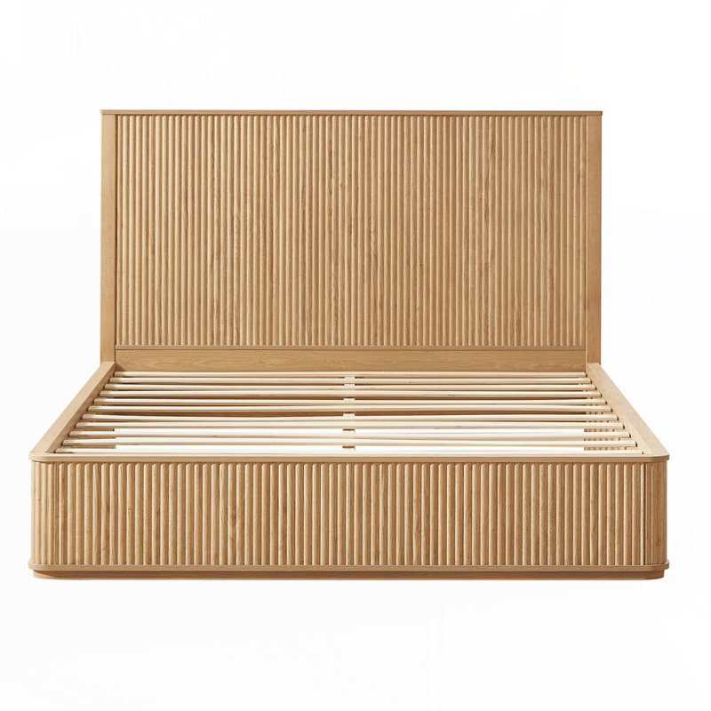 Base de lit plateforme 44 po, Naturel