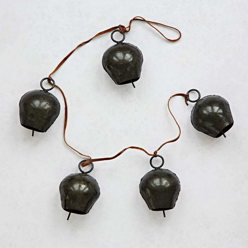 Black Iron Cow Bell Hanging
