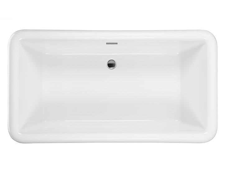 Parisian® 2 72" Freestanding Soaking Bathtub, DoloMatte® Matte White