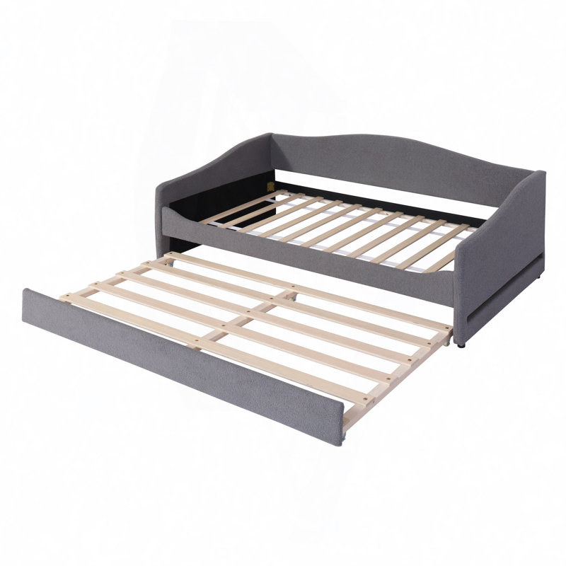 Lit de jour Teddy, Lit simple, Gris