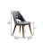 Adella Chair - Anthracite & Walnut
