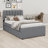 Upholstered Platform Bed With Trundle-541453801