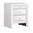 Elegant Contemporary White Nightstand-121027768
