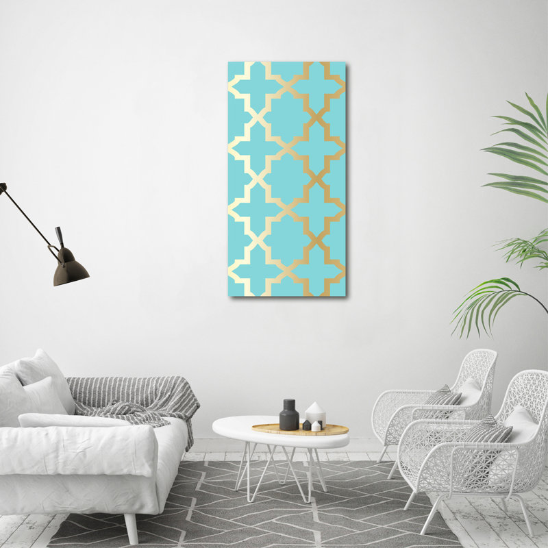 Asusena Arabic Pattern - Wrapped Canvas Print