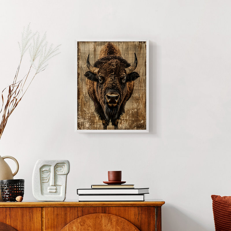 "ANIMALS Series CDXCIV" par J Paul, Blanc / Blanc, H 15 po x l 12 po