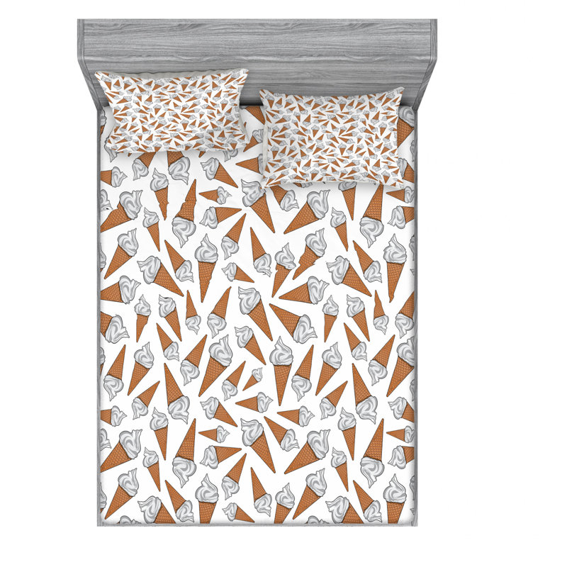 Microfiber Sheet Set, Full/Double Sheet Set with Fitted Sheet