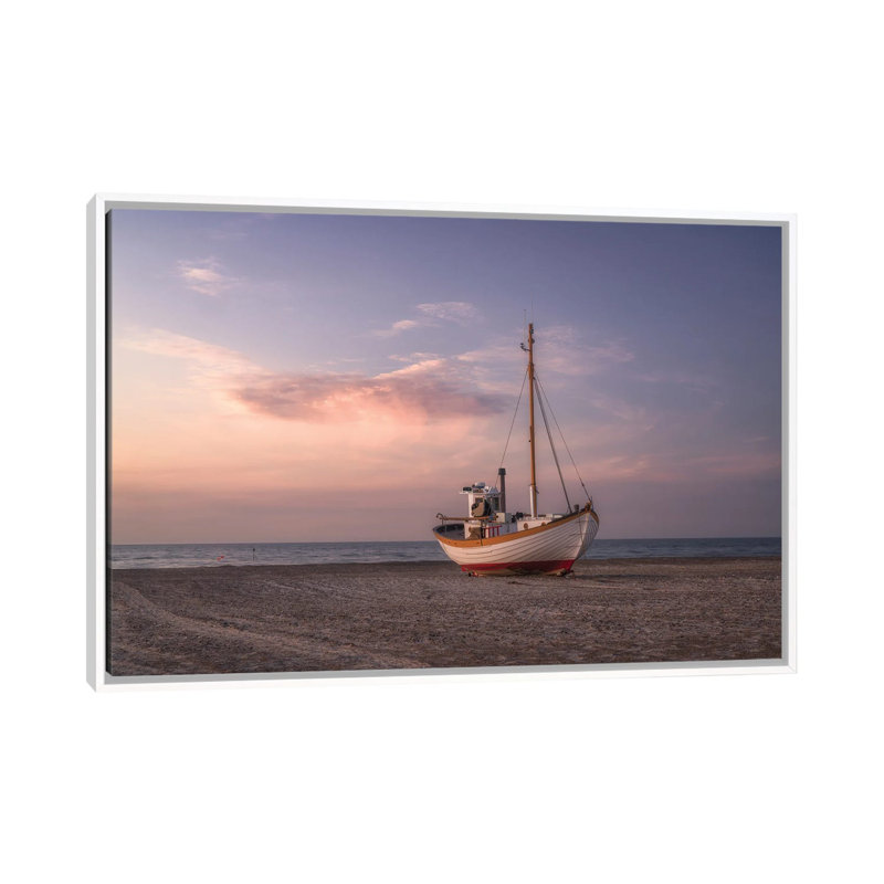 Jammerbugten by Ludwig Riml - Floater Frame Print on Canvas