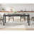 Industrial Dining Table, Wooden Long Dinner Table With Sturdy Metal Legs-425833452-425833455