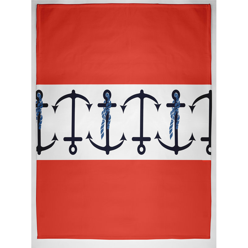 Goddard Striped Blanket, Orange