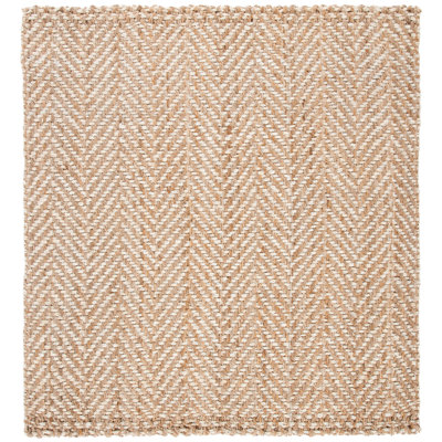 Tapis en jute tissé à la main Gardell