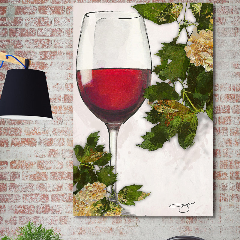 «Red», reproduction d'impression sur toile, H 30 po x l 18 po x P 1 po, Toile tendue