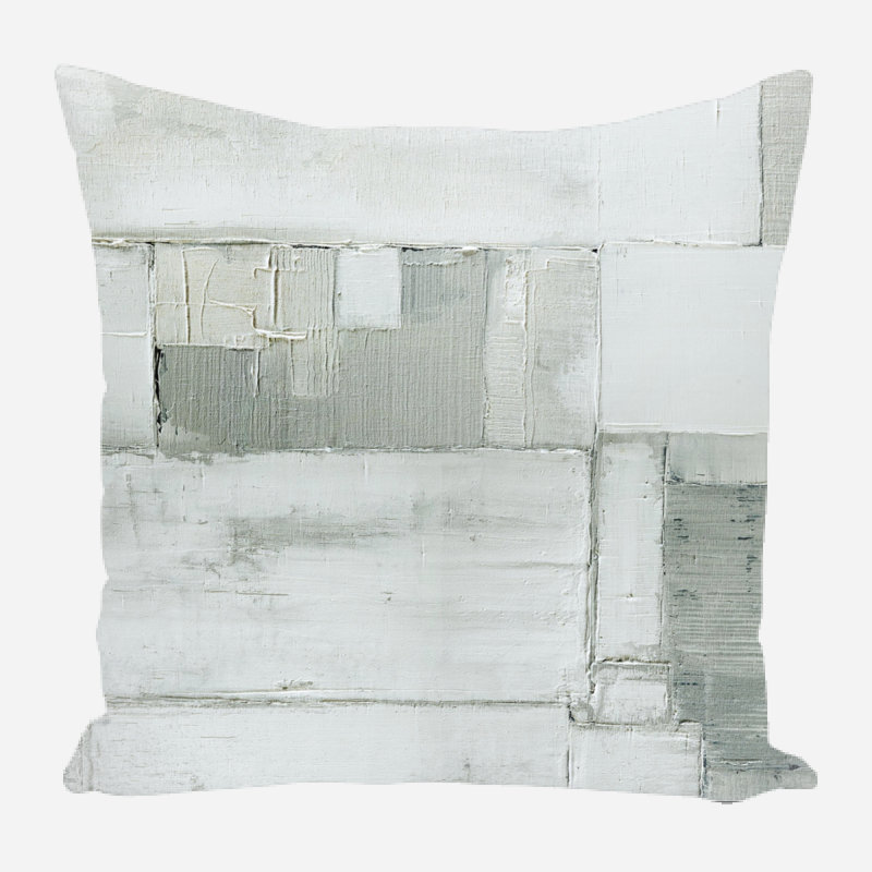 Coussin décoratif en lin, 9 po x 9 po