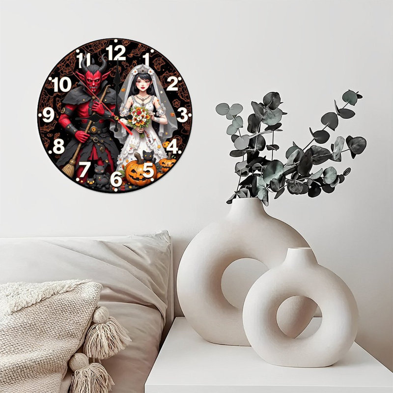 horloge d'Halloween