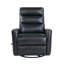 Fauteuil inclinable et pivotant en similicuir Sacson-540317555