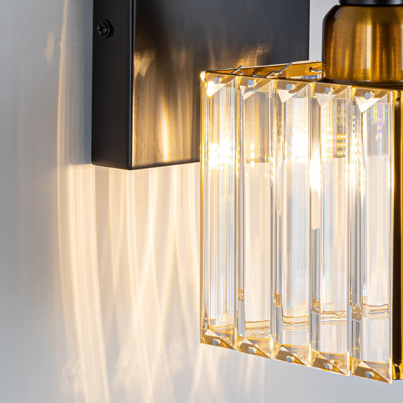 Armed Sconce, Gold/Black