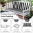 3-piece Outdoor Loveseat Cushion Set - 48x24 In,thick, Waterproof Patio Deep Seat Chair Cushions For 2-person Wicker Rocker,bench -all-weather For Porch, Garden-1962007621