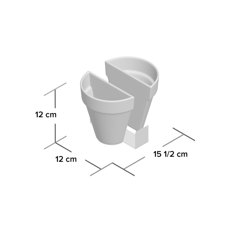 Natural Modern Plastic Non-Skid Bookends