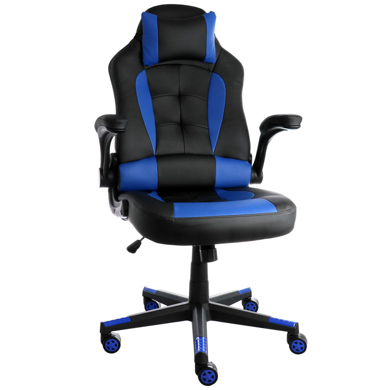 Chaise de bureau réglable en simili cuir Inbox Zero ™