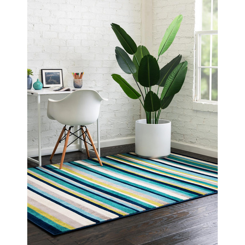 Analiese Striped Indoor Rug, Rectangle 7'10" x 10'