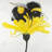 Bumblebee on a dandelion - 32"x32" art on canvas