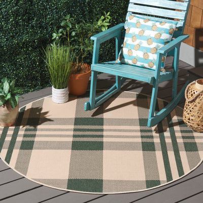 Andreya Performance Plaid Indoor/Outdoor Area Rug