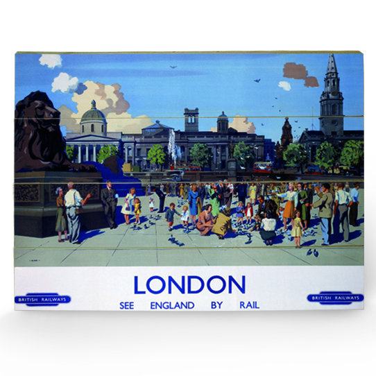 No Frame Print on Wood, 40cm H x 59cm W x 1.2cm D