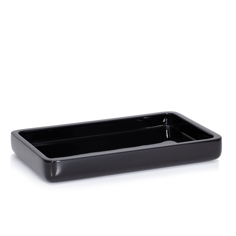 Domus Black Gloss Bathroom Tray