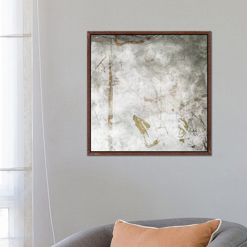 Get Lost Mate Neutral by Mlli Villa - Print on Canvas, Classic Brown Wood Floater Framed, 66.04cm H x 66.04cm W x 3.81cm D
